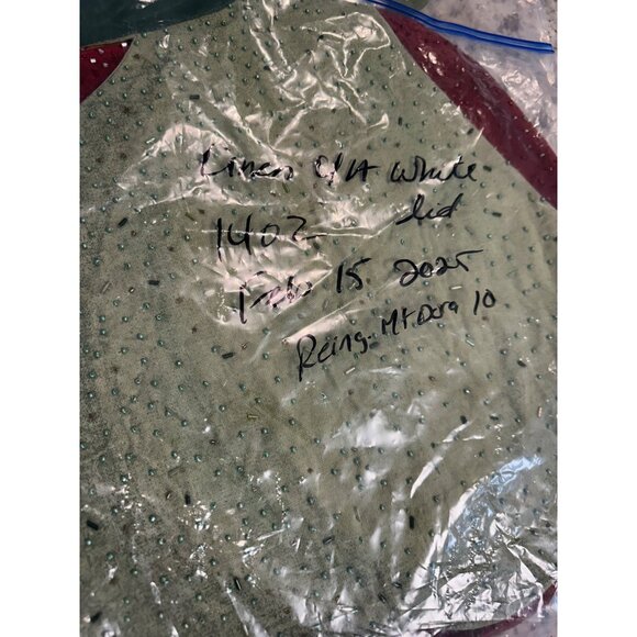 4 VTG Beaded Fruit themed Quilted Placemats Pear Apple Orange Plum table top htf - Picture 13 of 13